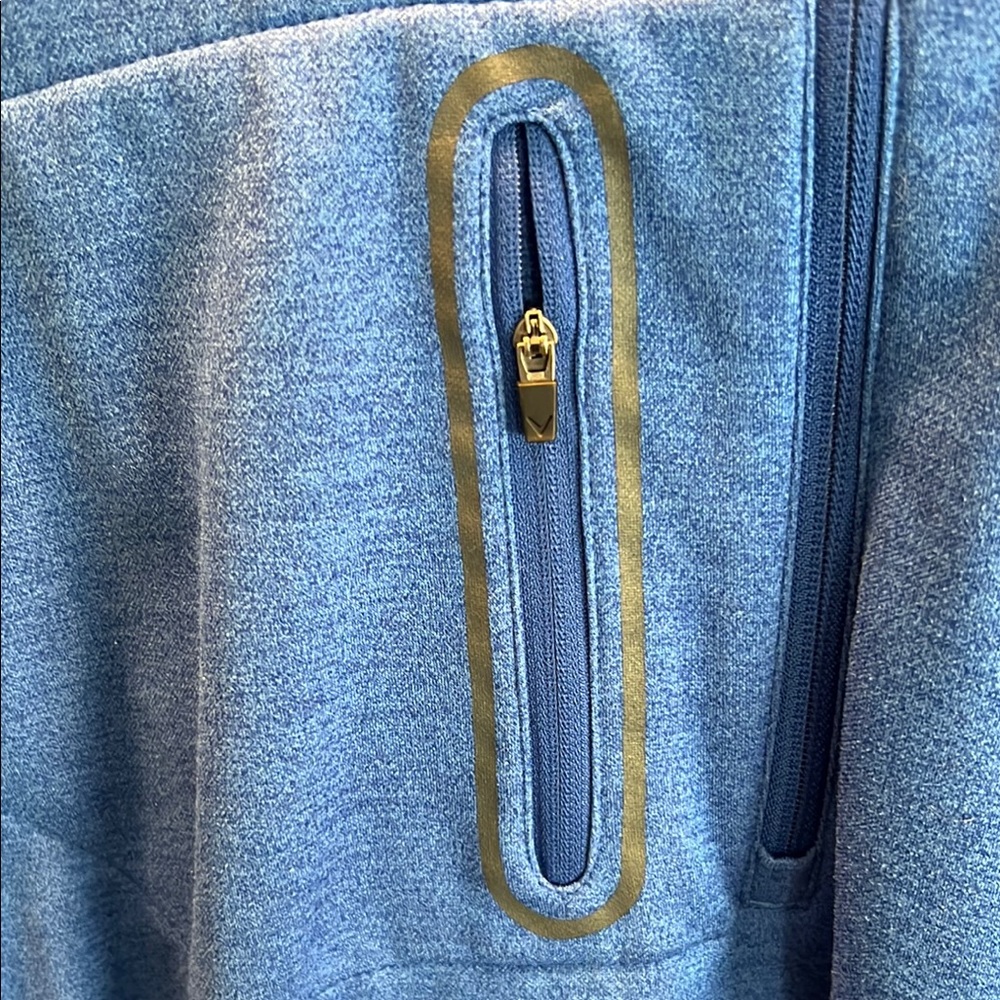 Callaway Blue Golf Pullover with Logo - Picture 3 of 4